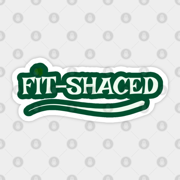 Fit-Shaced Sticker by Danispolez_illustrations